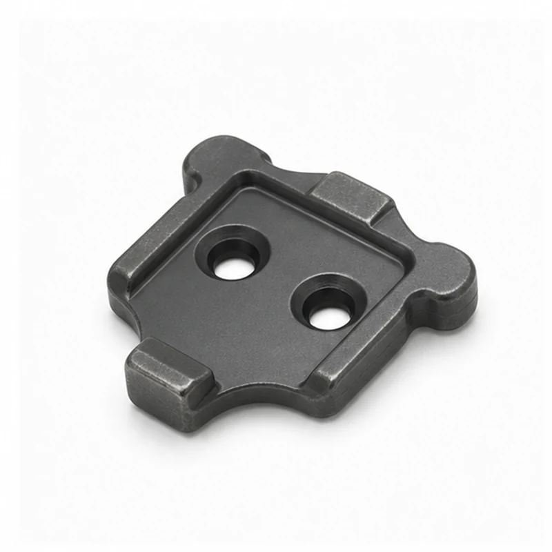MIM pedal cleat retaining plate